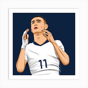 Phil Foden Art Print