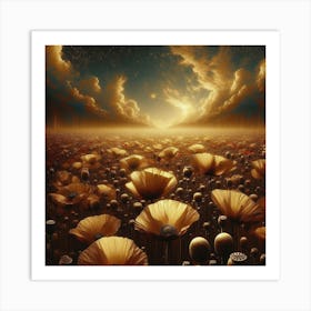 Field Of Poppies 3 Art Print