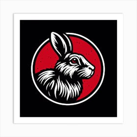 Rabbit Logo Art Print