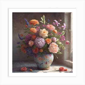 Flowers In A Vase Art Print