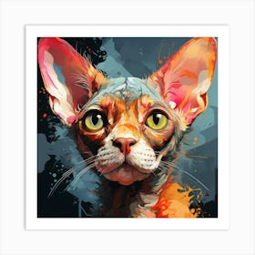 Sphynx Cat 8 Art Print