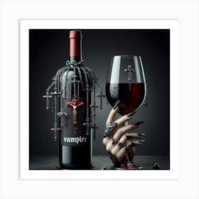 Vampire Wine 2 Art Print