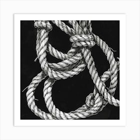 Rope Knot Art Print