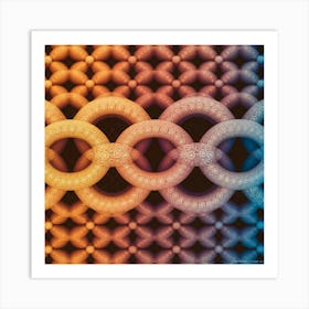 Geometric Fractals Art Print