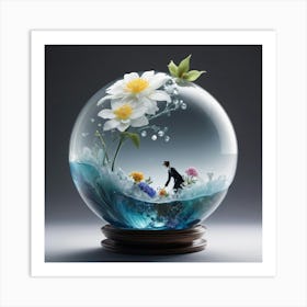 Snow Globe 2 Art Print