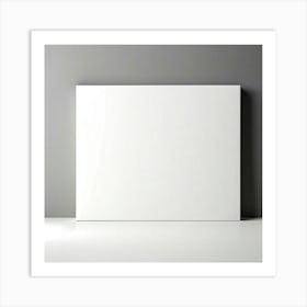 Blank Canvas On The Wall 2 Art Print