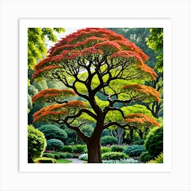 Japanese Tree Art Print