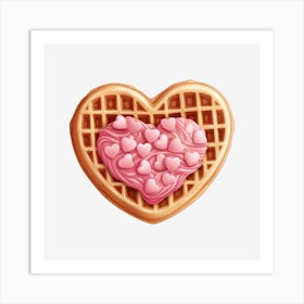 Waffle Heart 5 Art Print