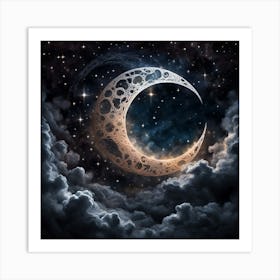 Crescent In The Sky art print 5 Art Print