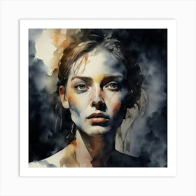 Portrait Of A Woman 45 Art Print