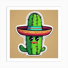 Cactus Sticker 24 Art Print