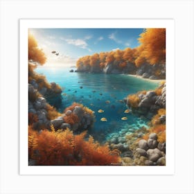 Autumn Landscape 12 Art Print