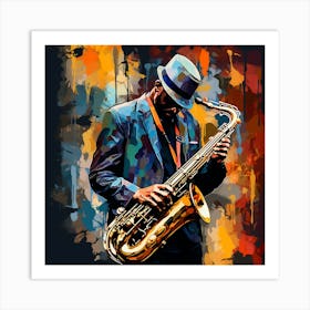 Jazz Musician 83 Art Print