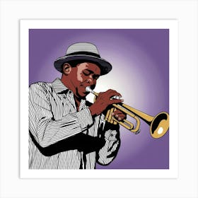 A Pop Art Illustration Of A Jazz Trumpet 0dhjh8z3swoomd09tmin0a K43gu Wtvu8agjjkbp La Art Print