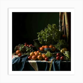 Fruit And Vegetables Art Print