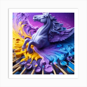 Unicorn Painting Art Print