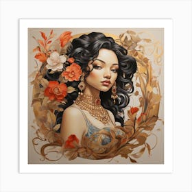 Asian Woman 2 Art Print