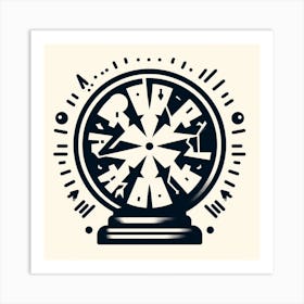 Compass 2 Art Print