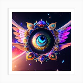 Eye Of The Gods 1 Art Print