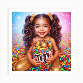 M&M'S Girl Art Print