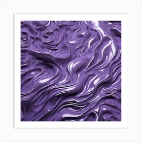 Lavender Fluid Underwater Fractal Pattern By Jacob Lawrence And Francis Picabia Perfect Composit 903494919 Art Print