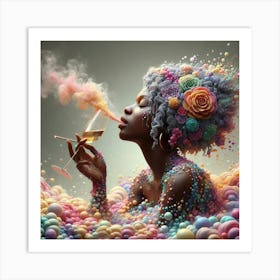 'Smoke' Art Print