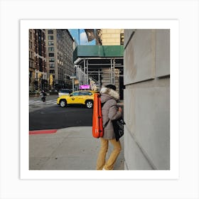 Nyc Street Scene Art Print