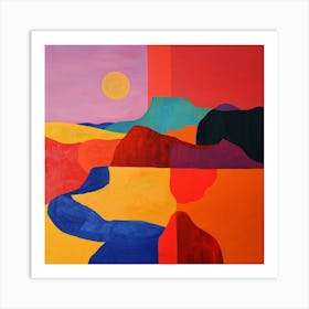 Abstract Travel Collection Mauritania 2 Art Print