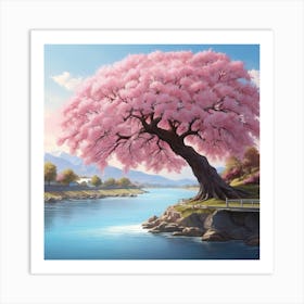 Cherry Blossom Tree 2 Art Print