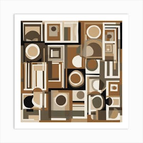 Abstract Geometric Pattern 28 Art Print