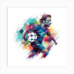 Soccer Player 1 Art Print