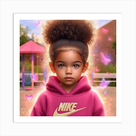 Nike Girl 4 Art Print