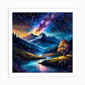 Milky Way Art Print