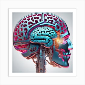 Human Brain 23 Art Print