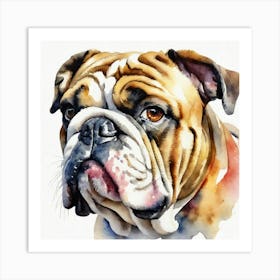 Bulldog Art Print