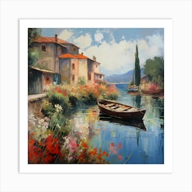 Rustic Riviera Chromatics Art Print