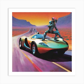 Futuristic Car 30 Art Print