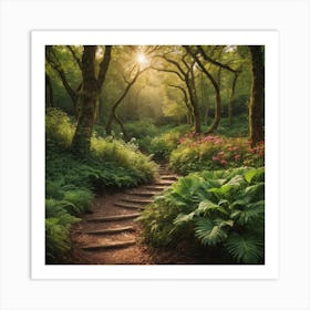 Path Through The Forest Art Print