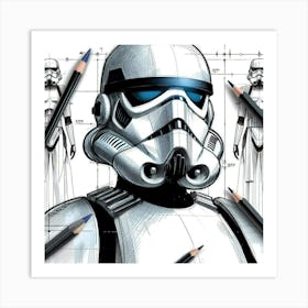 Stormtrooper 38 Art Print