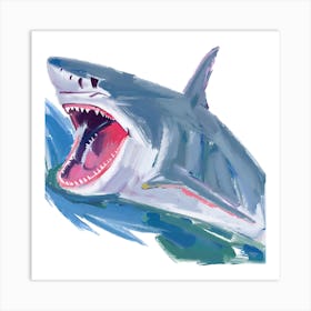 Great White Shark 06 Art Print