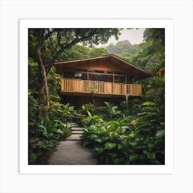 Wooden house Art Print