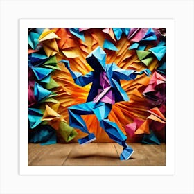 Origami Dancer 83 Art Print