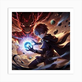 Hero Of Legend Art Print