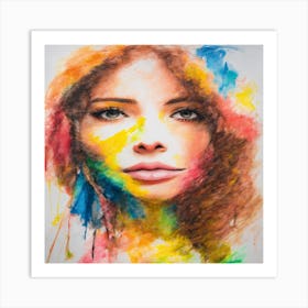 Portrait Of A Woman 3 Art Print