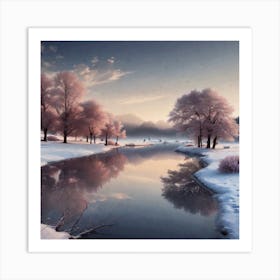 Winter Landscape 47 Art Print