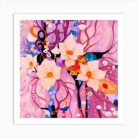 Floral Symphony Art Print