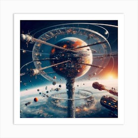 Space Station 27 Art Print