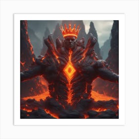 King Of The Gods Art Print