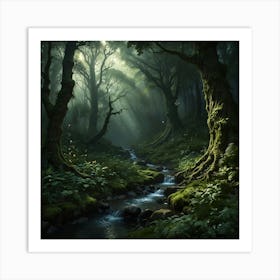 Fairytale Forest 21 Art Print