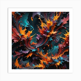 Abstract Abstract Painting 1 Art Print